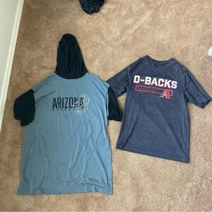 Mens S&XL Arizona Baseball T-Shirts Set